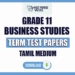 Tamil Medium Grade 11 Business studies Term Test Papers