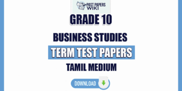 Tamil Medium Grade 10 Business studies Term Test Papers