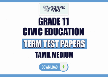 Tamil Medium Grade 11 Civic Education Term Test Papers