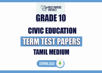 Tamil Medium Grade 10 Civic Term Test Papers