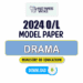 2024 A/L Drama Model Papers with Answers - Tamil Medium