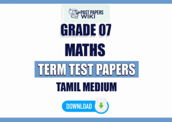 Tamil Medium Grade 07 Maths Term Test Papers