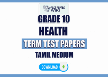 Tamil Medium Grade 10 Health Term Test Papers