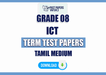 Tamil Medium Grade 08 ICT Term Test Papers