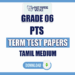 Tamil Medium Grade 06 PTS Term Test Papers