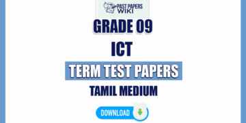 Tamil Medium Grade 09 ICT Term Test Papers