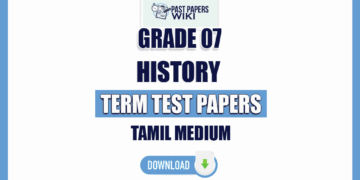 Tamil Medium Grade 07 History Term Test Papers