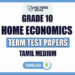Tamil Medium Grade 10 Home Economics Term Test Papers