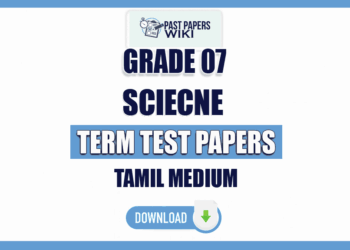 Tamil Medium Grade 07 Science Term Test Papers