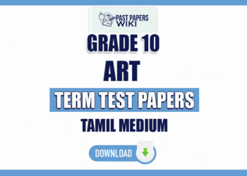 Tamil Medium Grade 10 Art Term Test Papers