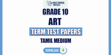 Tamil Medium Grade 10 Art Term Test Papers
