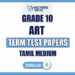 Tamil Medium Grade 10 Art Term Test Papers