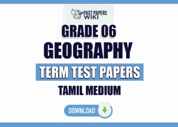 Tamil Medium Grade 06 Geography Term Test Papers