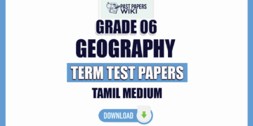 Tamil Medium Grade 06 Geography Term Test Papers