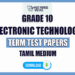Tamil Medium Grade 10 Electronic Technology Term Test Papers