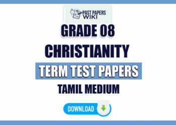 Tamil Medium Grade 08 Christianity Term Test Papers