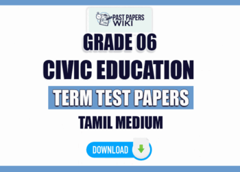 Tamil Medium Grade 06 Civic Education Term Test Papers
