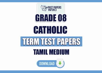 Tamil Medium Grade 08 Catholicism Term Test Papers