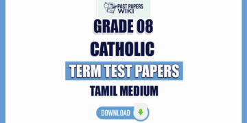 Tamil Medium Grade 08 Catholicism Term Test Papers