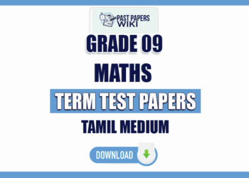 Tamil Medium Grade 09 Maths Term Test Papers