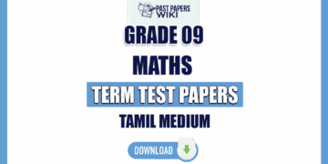 Tamil Medium Grade 09 Maths Term Test Papers