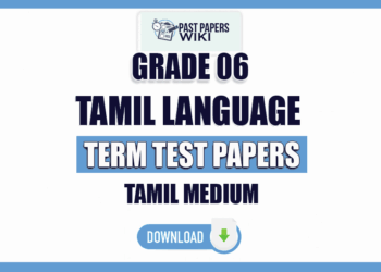 Tamil Medium Grade 06 Tamil Language Term Test Papers