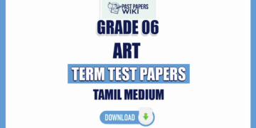 Tamil Medium Grade 06 Art Term Test Papers