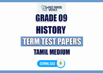 Tamil Medium Grade 09 History Term Test Papers