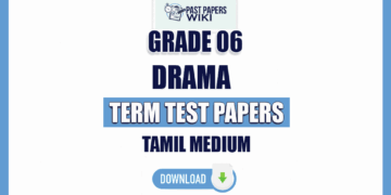 Tamil Medium Grade 06 Drama Term Test Papers
