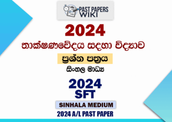 2024 A/L SFT Paper | Sinhala Medium