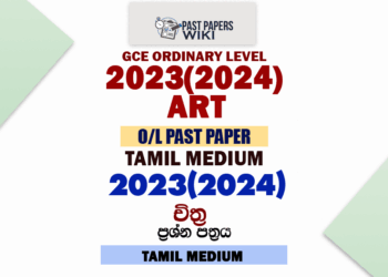 2023(2024) O/L Art Past Paper and Answers | Tamil Medium