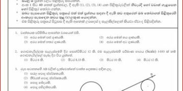 2024(2025) O/L Design And Electronic Technology Model Paper (Ministry of Education)