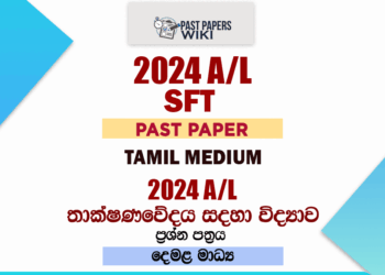2024 A/L SFT Past Paper | Tamil Medium