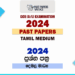 2024 A/L Past Papers and Marking Schemes(Tamil Medium)