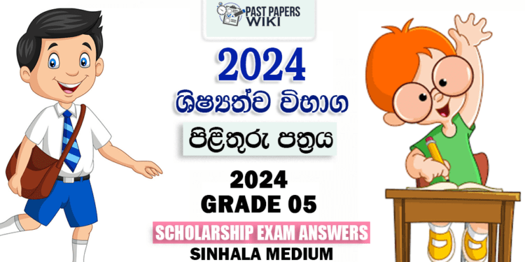 Grade 5 Scholarship Paper Marking Scheme 2024