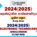 2024(2025) O/L Design & Electronic Technology Past Paper