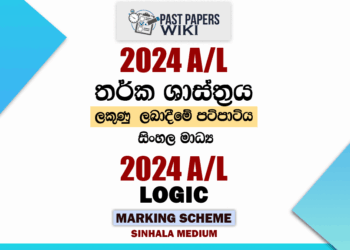 2024 A/L Logic Marking Scheme