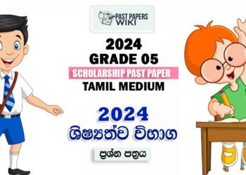 Grade 5 Scholarship Exam Past Paper 2024 | Tamil Medium