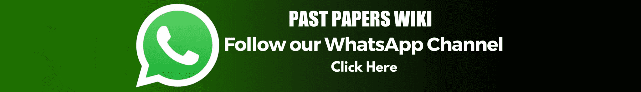 Join WhatsApp - Past Papers Wiki