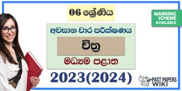 2023(2024) Grade 06 Art 3rd Term Test Paper | Central Province