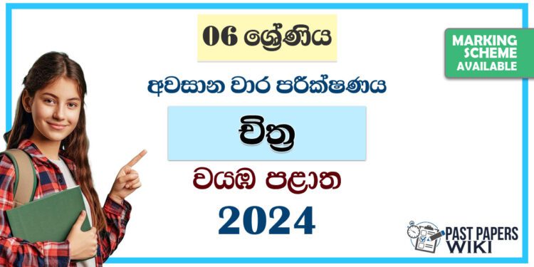 North Western Province 2024 Grade 06 Art 3rd Term Test Paper | Sinhala Medium