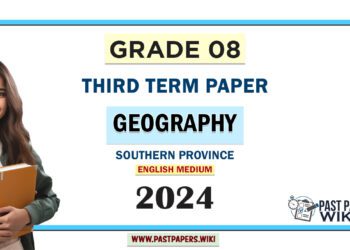 Southern Province 2024 Grade 08 Geography 3rd Term Test Paper | English Medium