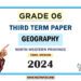 North Western Province 2024 Grade 06 Geography 3rd Term Test Paper | Tamil Medium