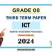 North Western Province 2024 Grade 08 ICT 3rd Term Test Paper | English Medium
