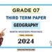 North Western Province 2024 Grade 07 Geography 3rd Term Test Paper | Tamil Medium
