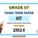 North Western Province 2024 Grade 07 ICT 3rd Term Test Paper | Tamil Medium