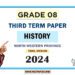 North Western Province 2024 Grade 08 History 3rd Term Test Paper | Tamil Medium