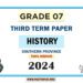 Southern Province 2024 Grade 07 History 3rd Term Test Paper | Tamil Medium