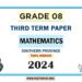 Southern Province 2024 Grade 08 Mathematics 3rd Term Test Paper | Tamil Medium
