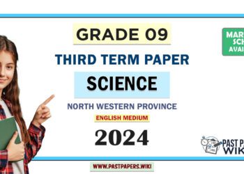 North Western Province 2024 Grade 09 Science 3rd Term Test Paper | English Medium